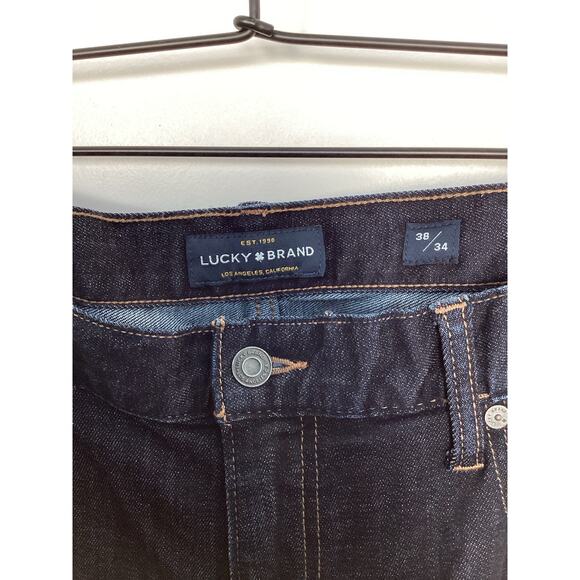 Lucky Brand Men's 410 Athletic Slim Fit Straight Leg Jeans Blue Size 38/34 - Picture 5 of 13